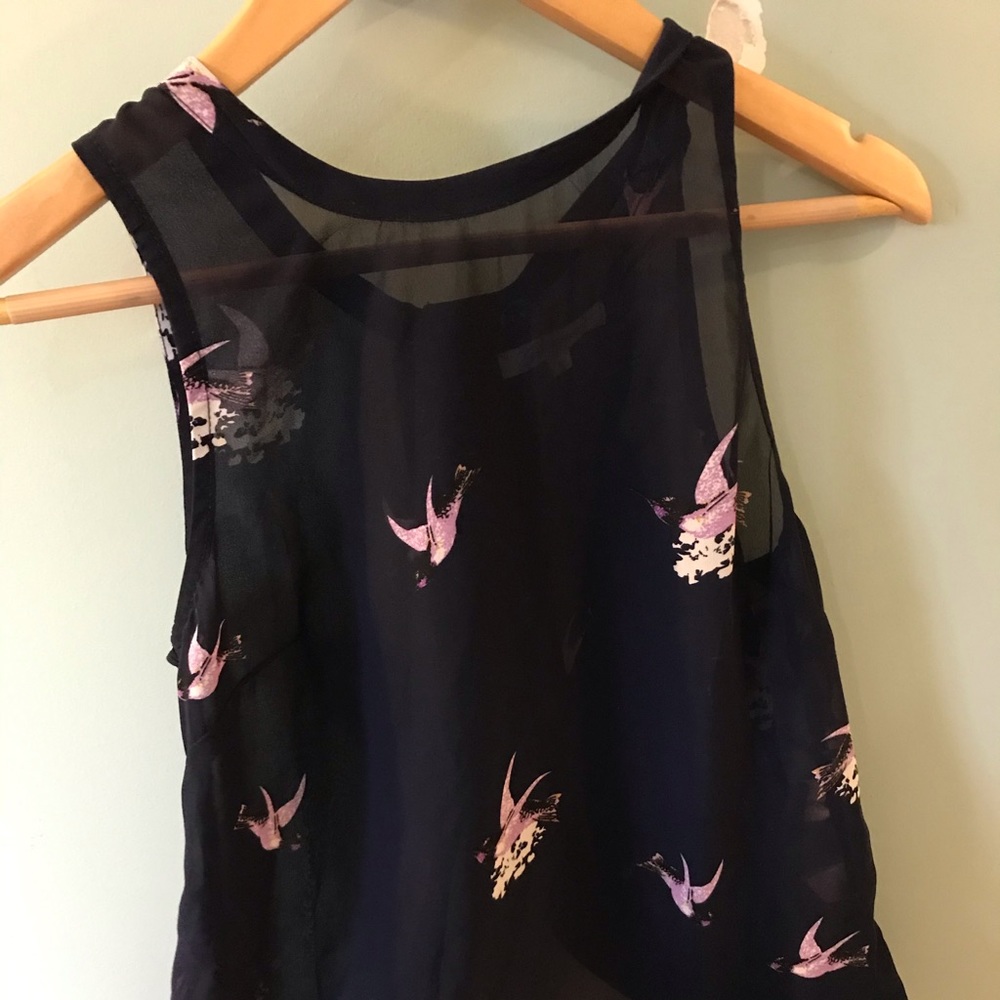 Sheer tank top
